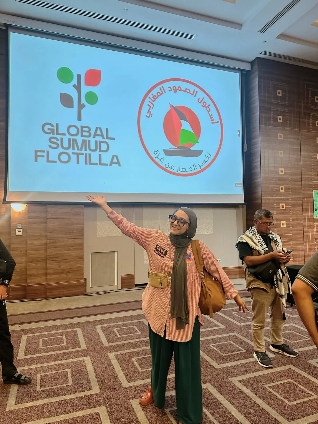 Chiki Fawzi Global Sumud Flotilla © instagram.com/chikifawzi