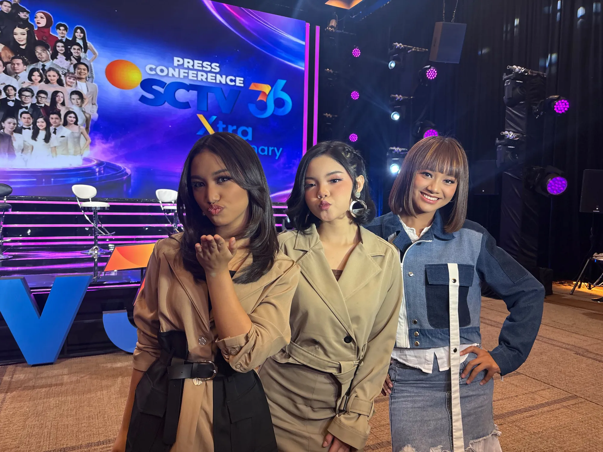 Cia, Vedra, dan Sheera Nyanyi Bareng 3 Diva di SCTV 36 Xtraordinary ...