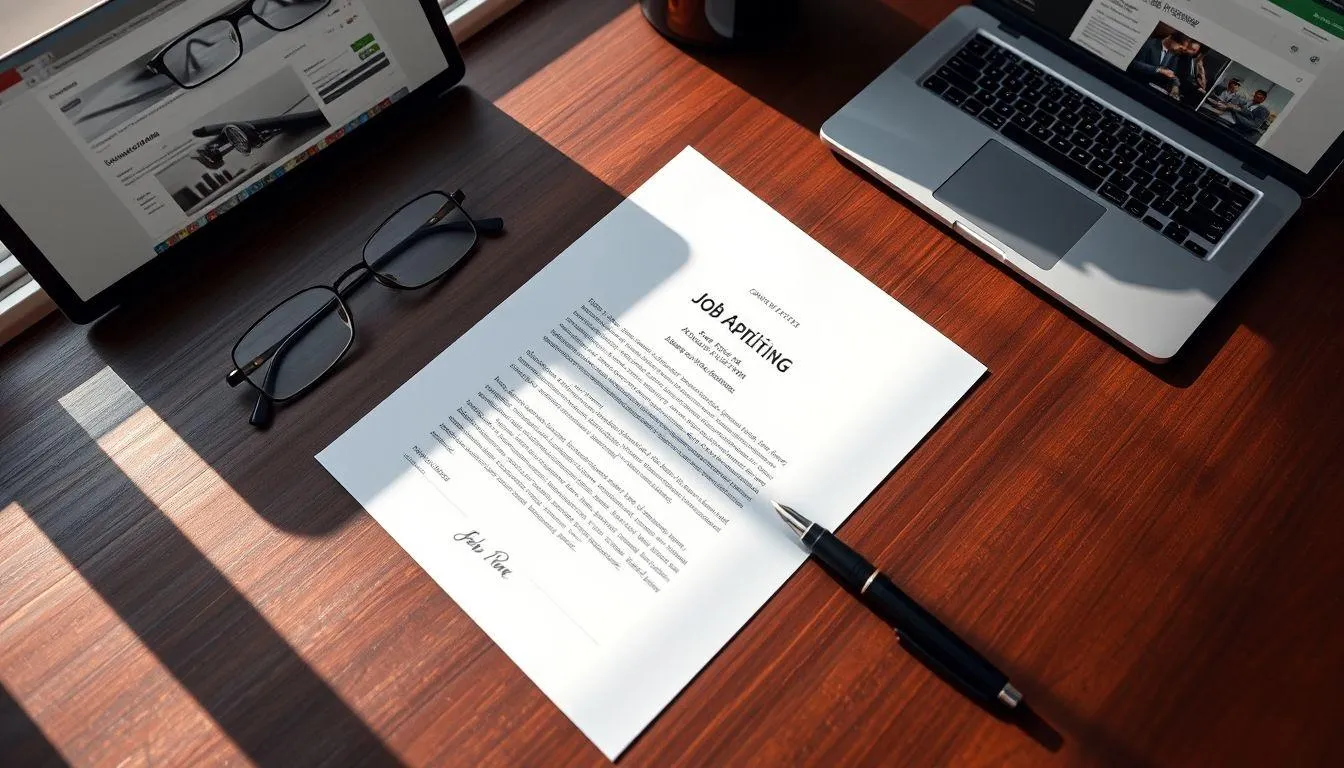 Struktur dan Komponen Penting Surat Lamaran Berdasarkan Iklan (c) Ilustrasi AI