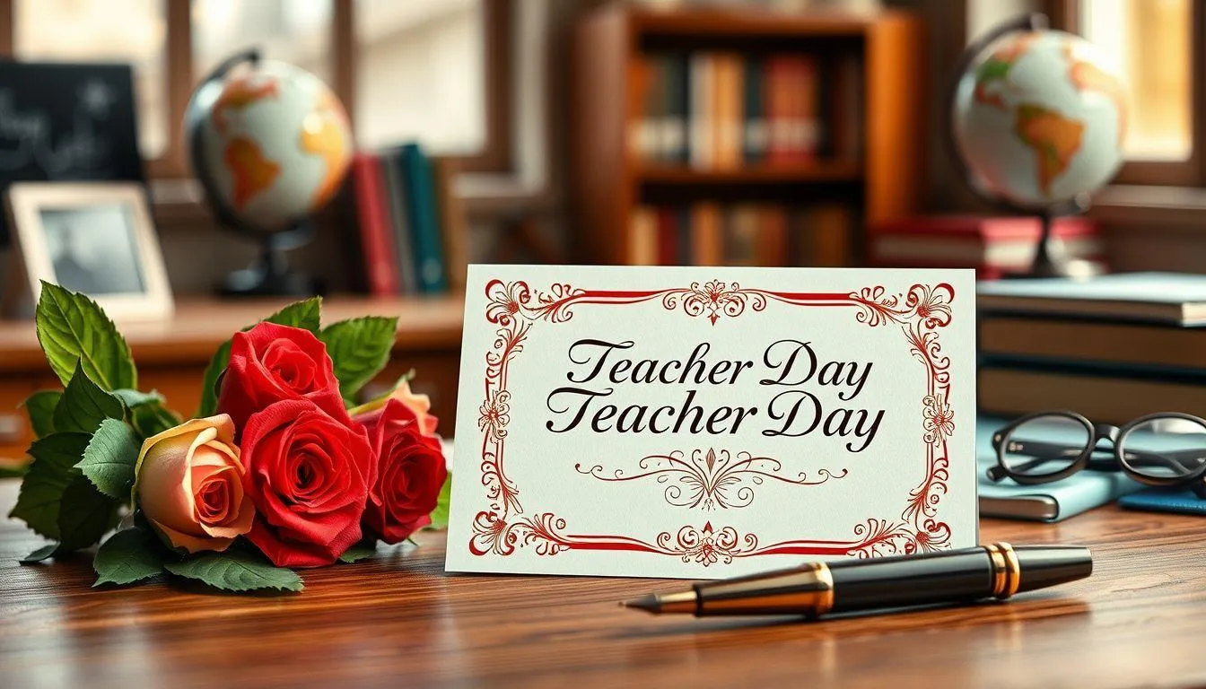 Pengertian Kartu Ucapan Hari Guru dalam Bahasa Inggris (c) Ilustrasi AI