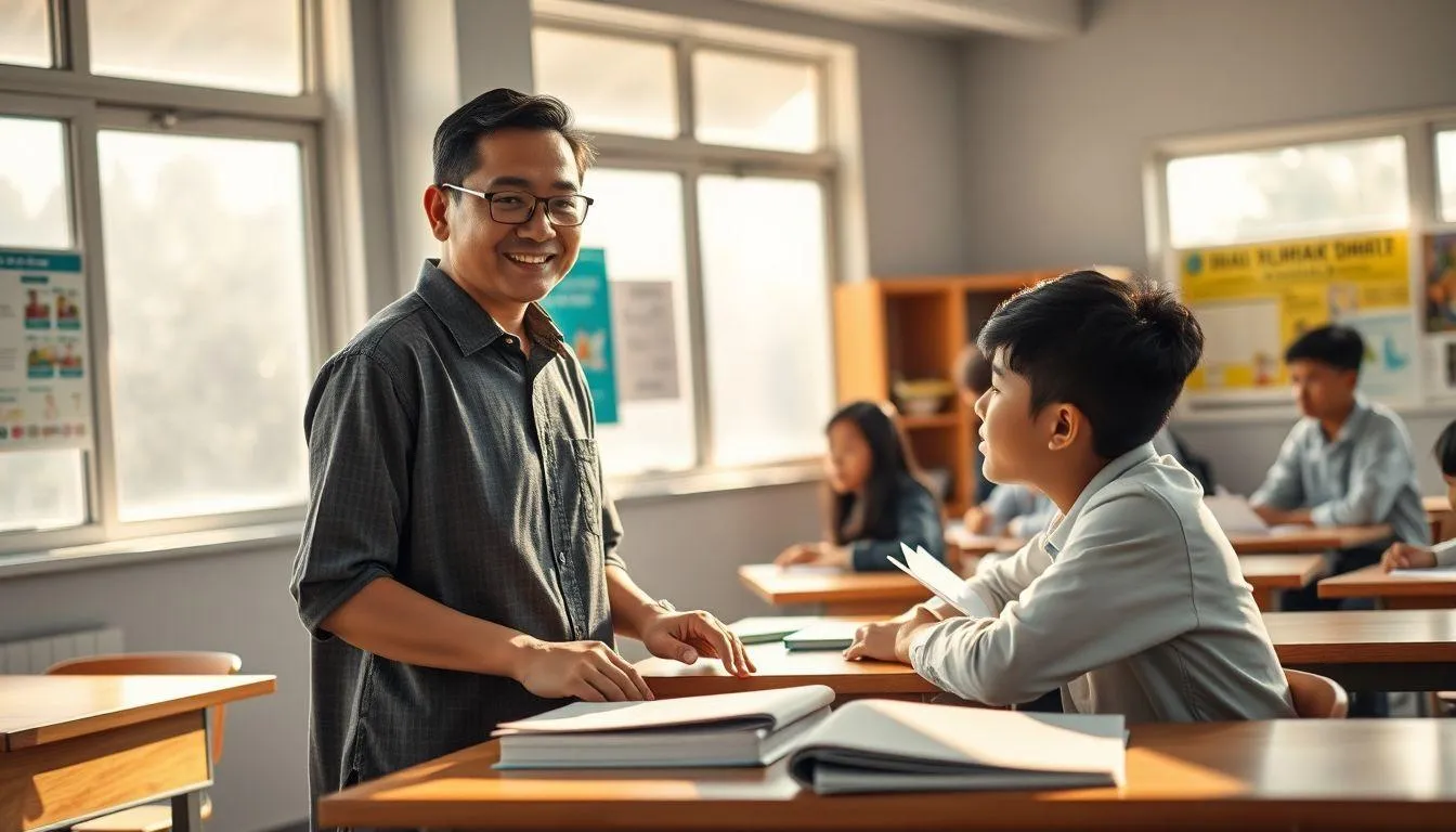 Contoh Kartu Ucapan untuk Wali Kelas (c) Ilustrasi AI