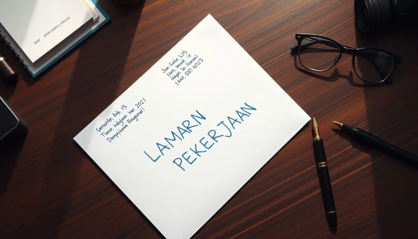 Contoh Penulisan Map Surat Lamaran Kerja untuk Berbagai Posisi (c) Ilustrasi AI