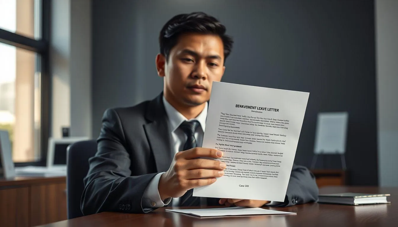 Pengertian Surat Izin Tidak Masuk Kerja Karena Keluarga Meninggal (c) Ilustrasi AI