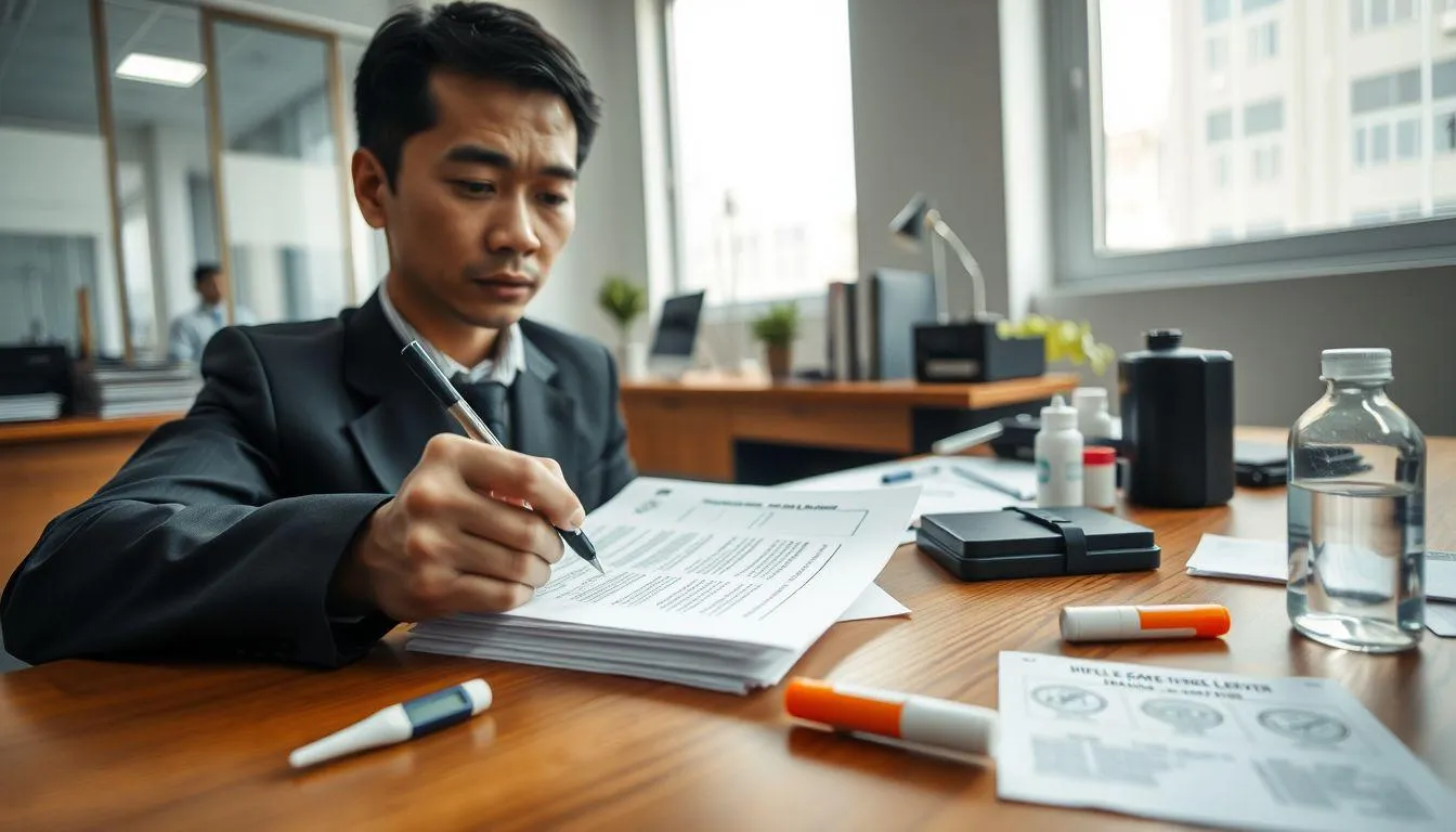 Contoh Surat Izin Karena Sakit (c) Ilustrasi AI