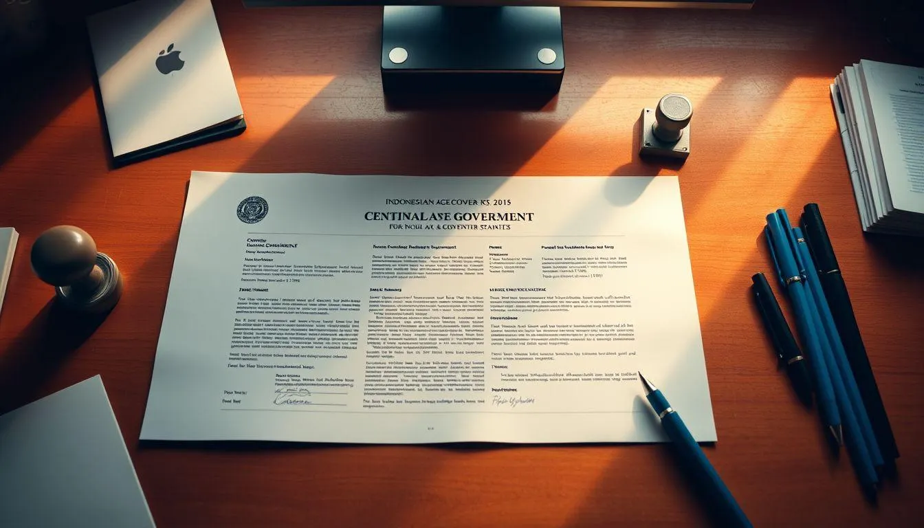 Format dan Struktur Surat Keterangan Kerja dari Desa (c) Ilustrasi AI