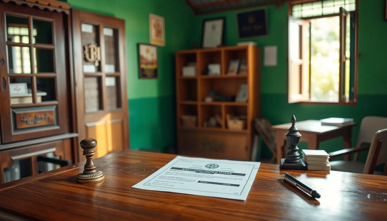 Contoh Surat Keterangan Kerja di Luar Kota dari Desa (c) Ilustrasi AI