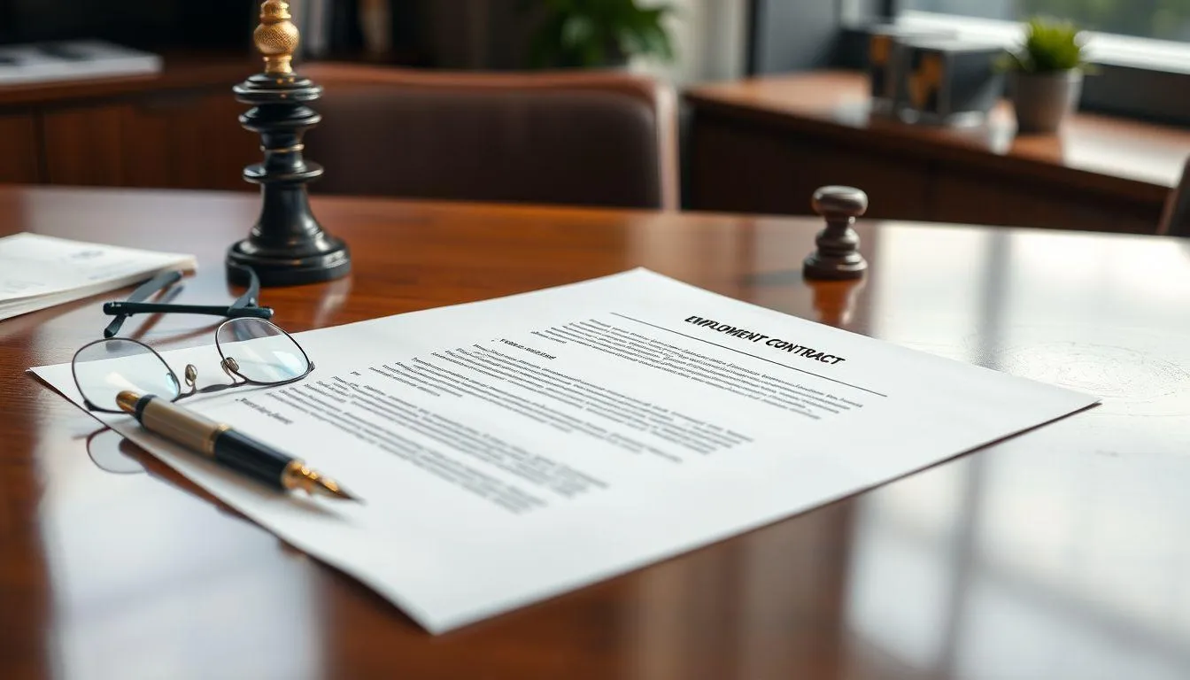 Komponen Penting dalam Surat Kontrak Kerja 3 Bulan (c) Ilustrasi AI