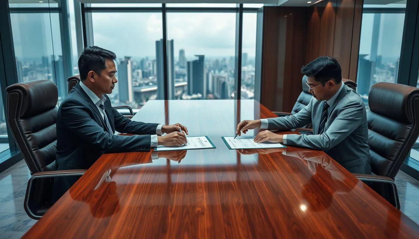 Template Contoh Surat Kontrak Kerja 3 Bulan (c) Ilustrasi AI