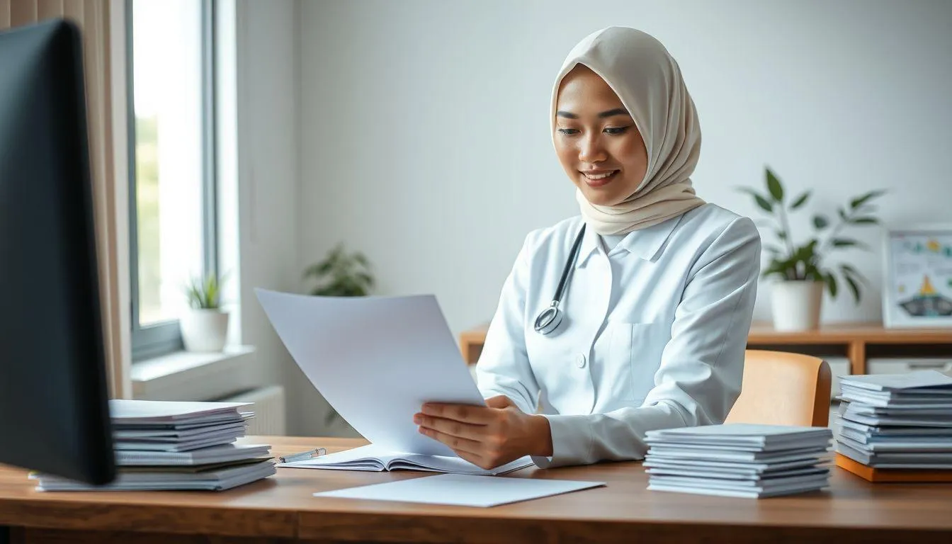 Contoh Surat Lamaran Kerja Bidan di Klinik Bersalin (c) Ilustrasi AI