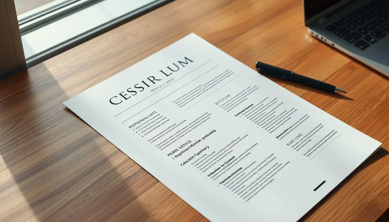 Komponen Penting dalam CV (c) Ilustrasi AI