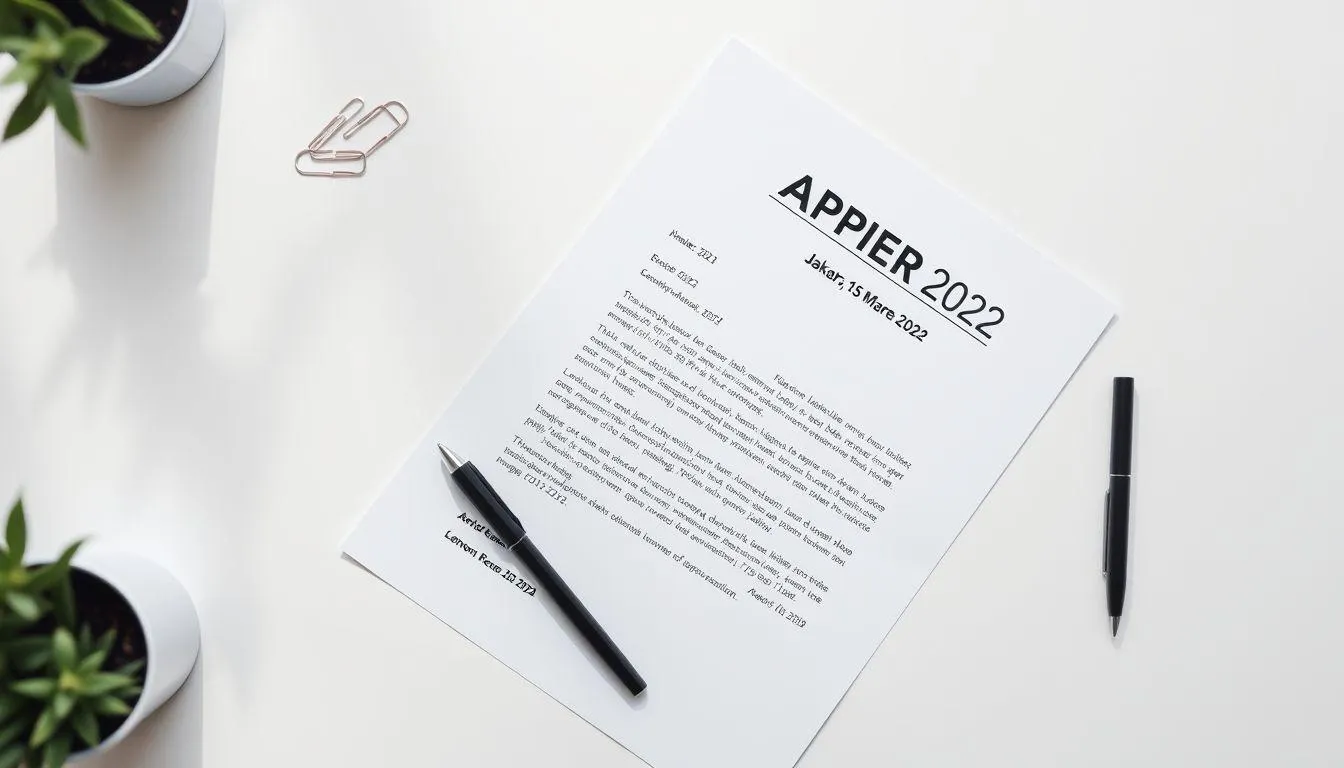 Struktur dan Format Surat Lamaran Kerja Guru Yayasan (c) Ilustrasi AI