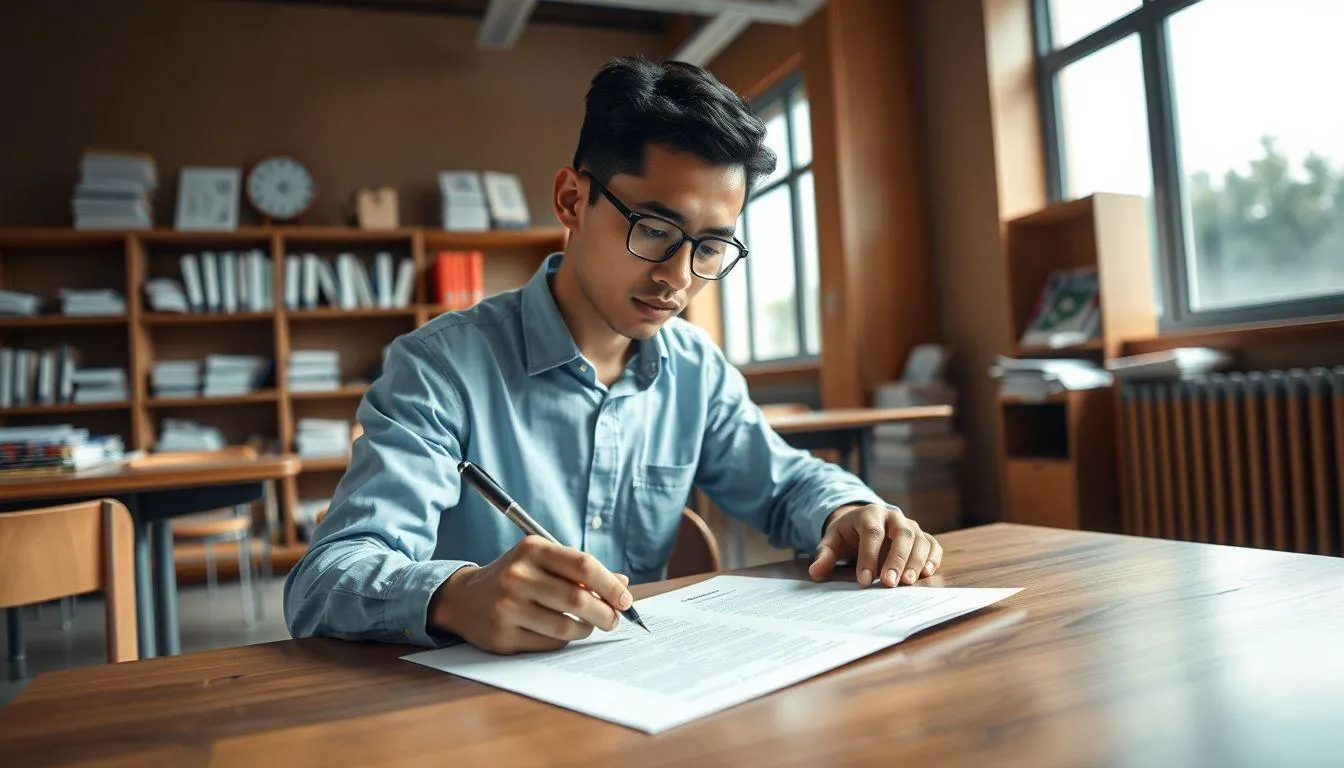 Contoh Surat Lamaran Kerja Guru SMP dan SMA di Yayasan (c) Ilustrasi AI