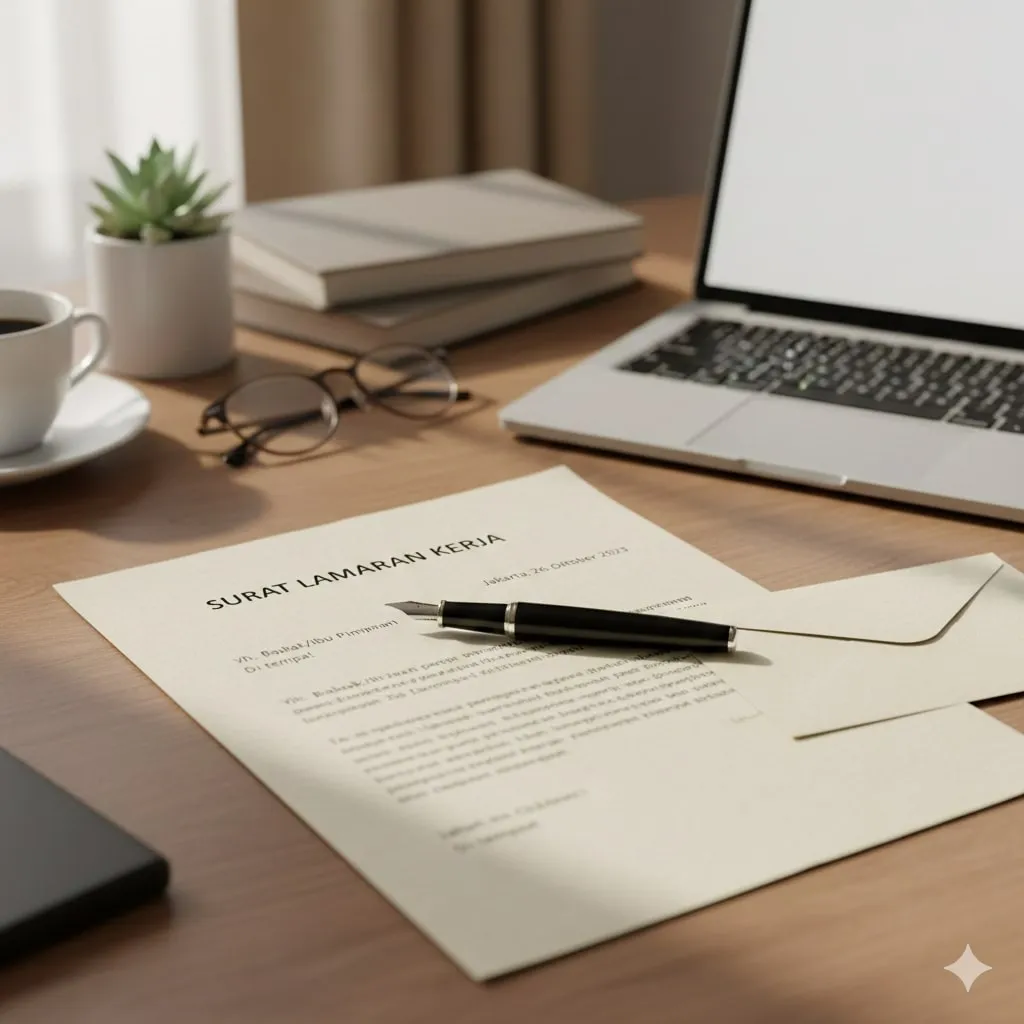 Kesalahan Umum dalam Menulis Surat Lamaran Tulis Tangan (c) Ilustrasi AI