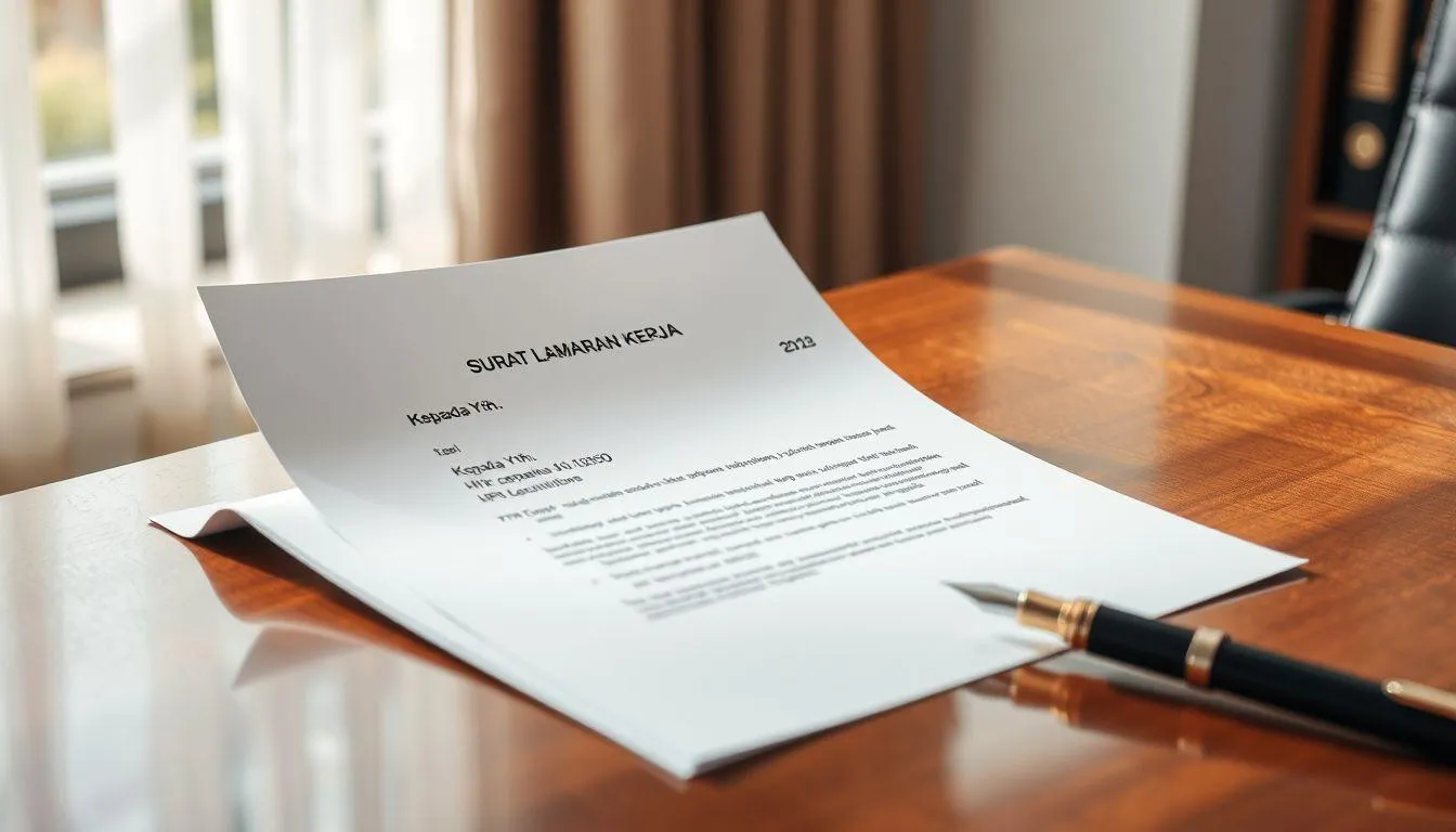 Struktur dan Format Surat Lamaran Kerja Indomaret (c) Ilustrasi AI