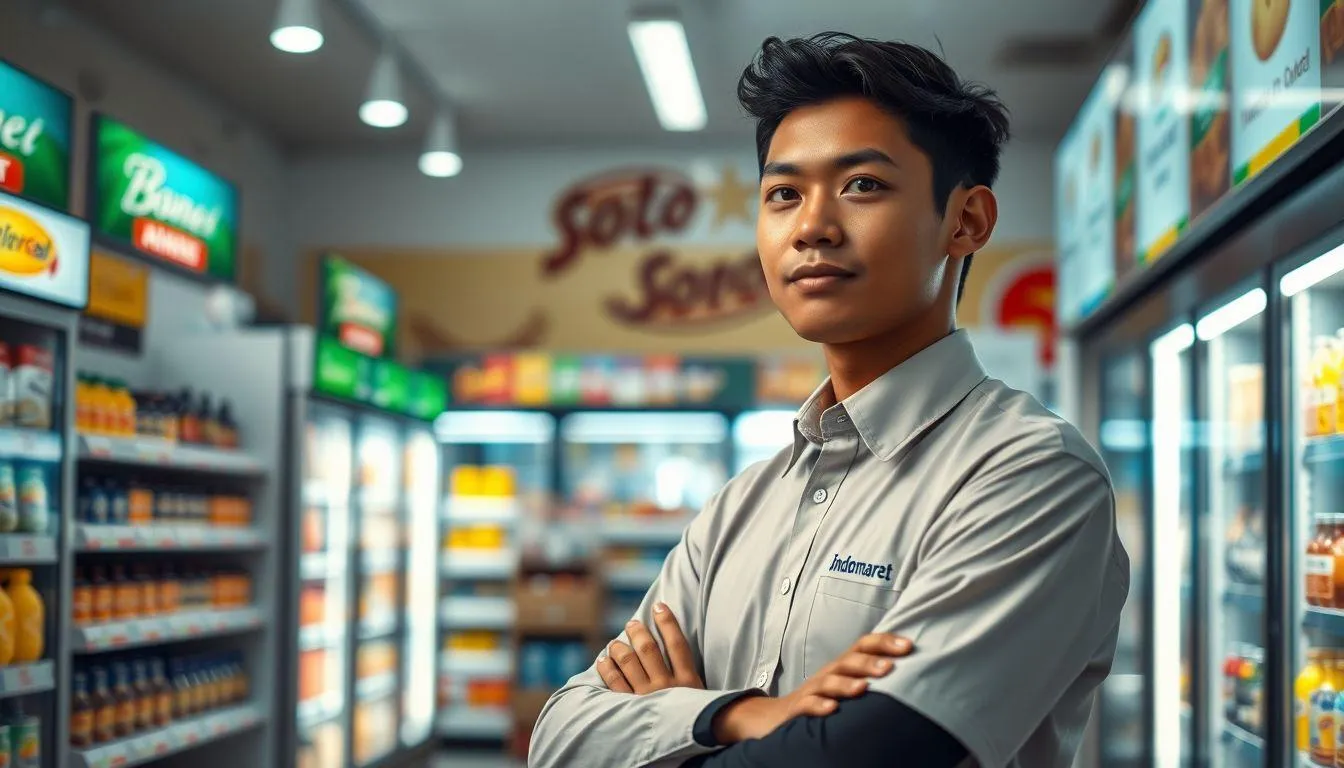 Contoh Surat Lamaran Kerja Indomaret untuk Posisi Pramuniaga (c) Ilustrasi AI