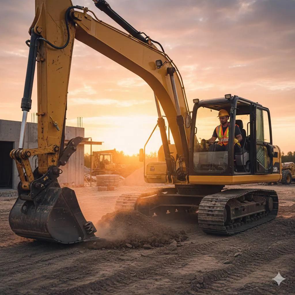 Pengertian Surat Lamaran Kerja Operator Excavator (c) Ilustrasi AI