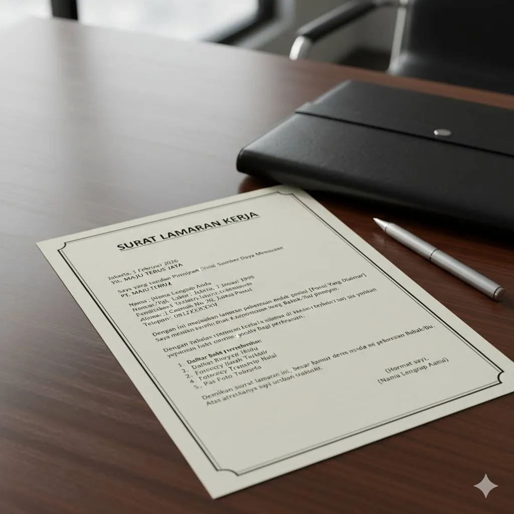 Contoh Surat Lamaran Kerja Satpam di Rumah Sakit dan Fasilitas Kesehatan (c) Ilustrasi AI