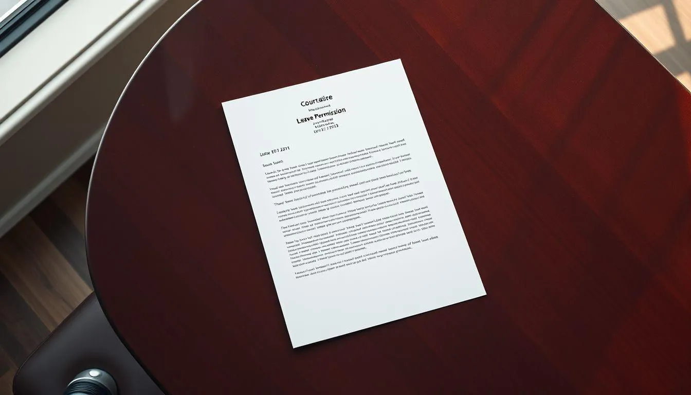 Komponen Penting dalam Surat Pemberian Izin Cuti (c) Ilustrasi AI