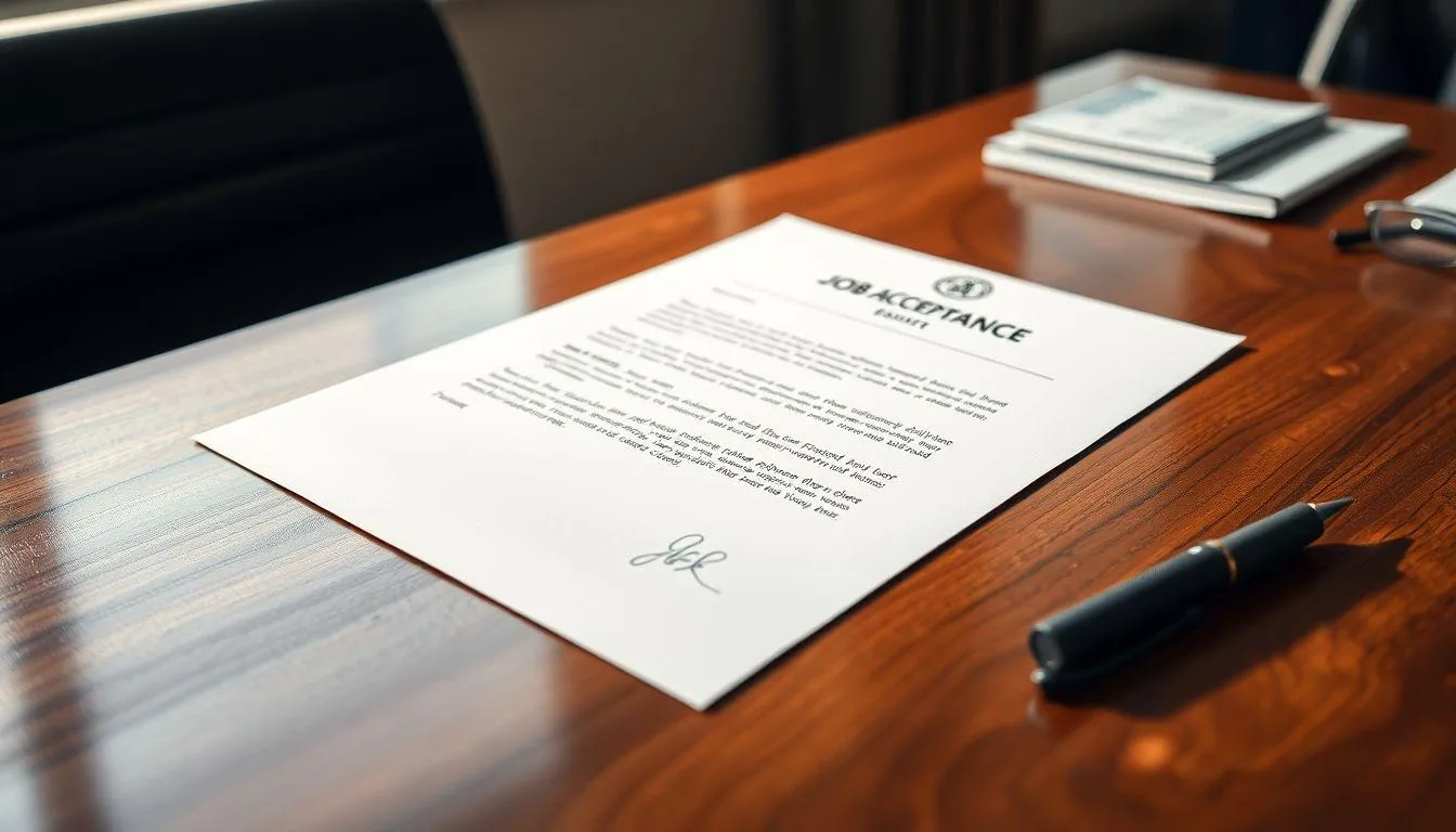 Komponen Wajib dalam Surat Pemberitahuan Diterima Kerja (c) Ilustrasi AI