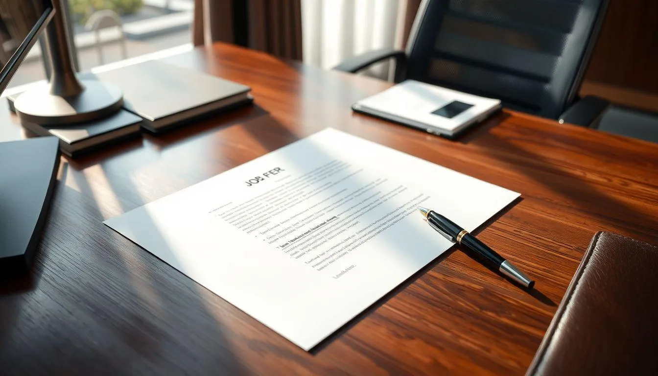 Komponen Penting dalam Surat Penawaran Kerja (c) Ilustrasi AI