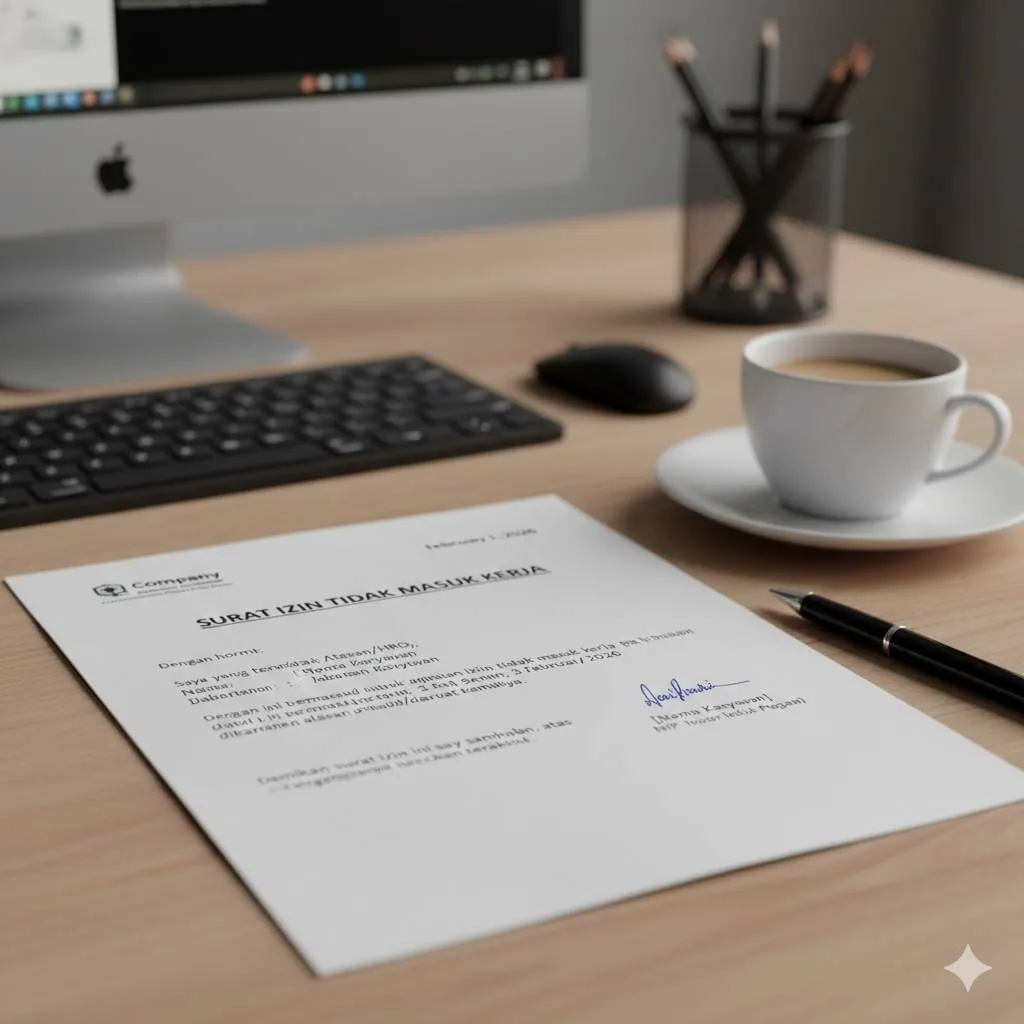 Tips Membuat Surat Penerimaan Kerja yang Efektif (c) Ilustrasi AI