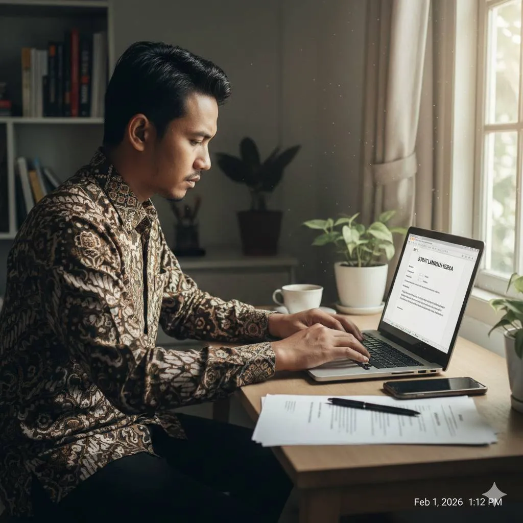 Contoh Surat Pengantar Lamaran Kerja untuk Fresh Graduate (c) Ilustrasi AI