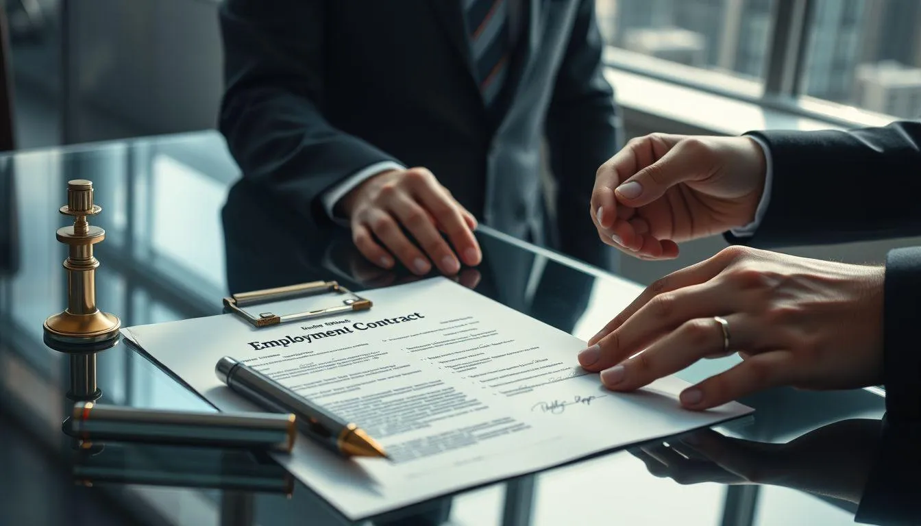 Komponen Penting dalam Surat Perjanjian Kontrak Kerja (c) Ilustrasi AI