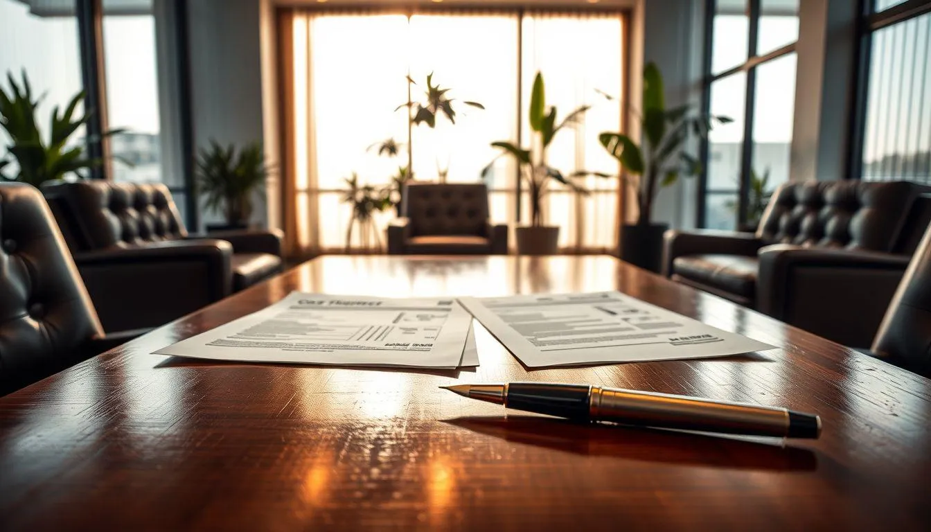 Template Contoh Surat Perjanjian Kontrak Kerja PKWT (c) Ilustrasi AI