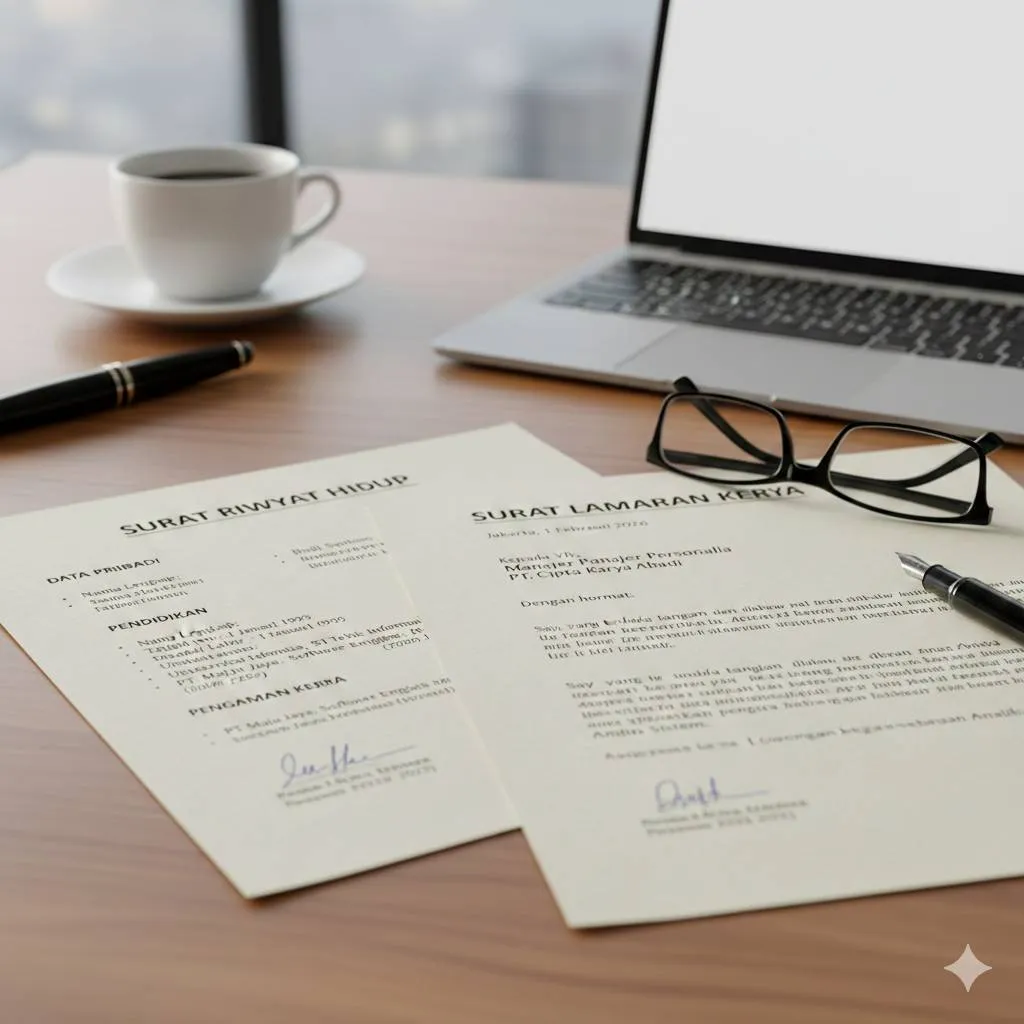 Tips Membuat Surat Riwayat Hidup yang Menarik Perhatian HRD  (c) Ilustrasi AI