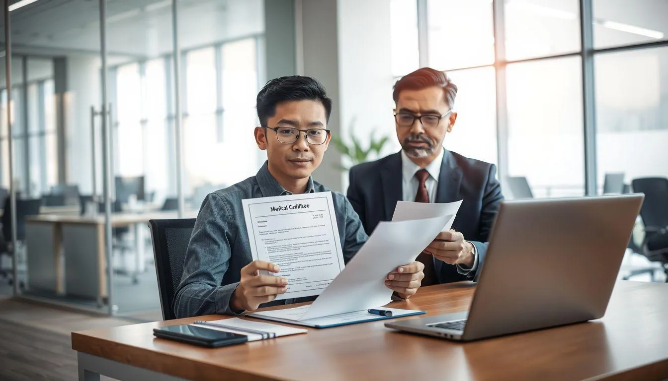 Hak Karyawan yang Mengajukan Surat Sakit dari Dokter (c) Ilustrasi AI