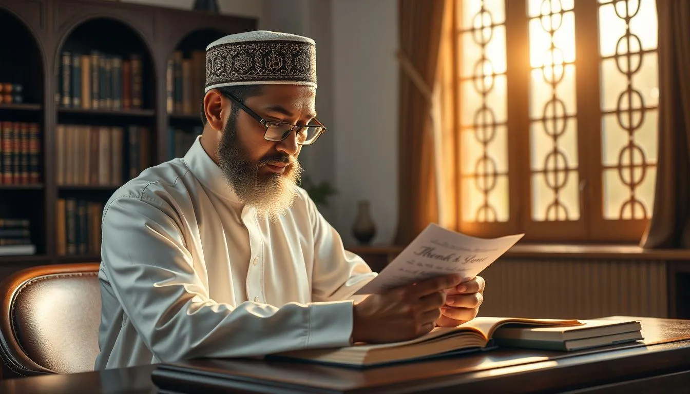 Struktur dan Format Penulisan Surat Terima Kasih untuk Ustadz (c) Ilustrasi AI