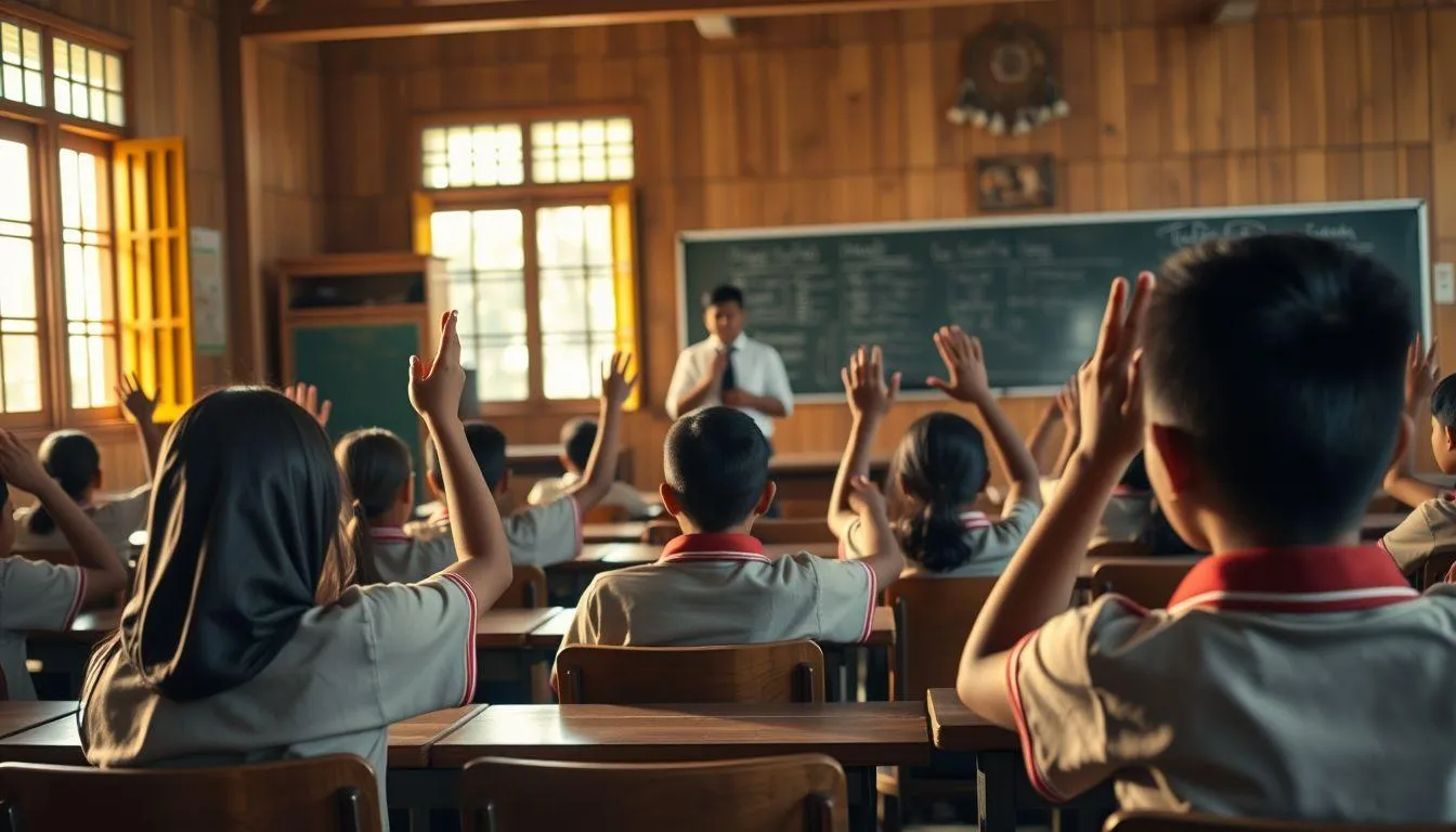 Contoh Teks Anekdot Pendidikan (c) Ilustrasi AI