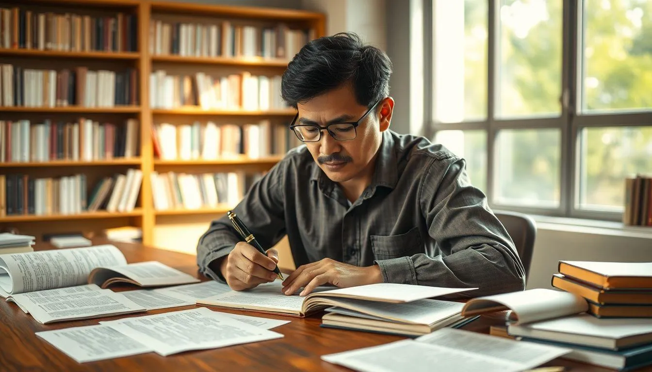 Teknik Penulisan dan Penyampaian Teks Anekdot Sindiran (c) Ilustrasi AI