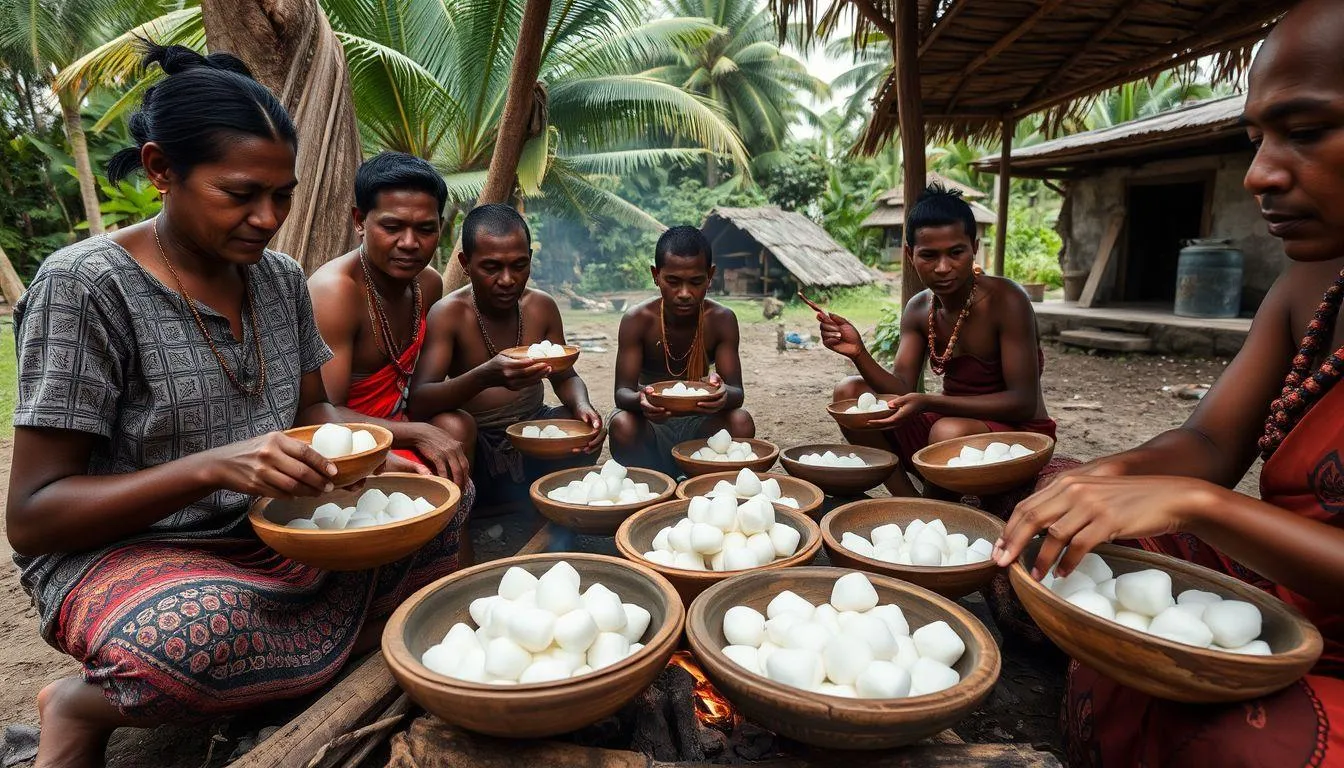 Contoh Teks Argumentasi tentang Makanan Pokok Lokal (c) Ilustrasi AI