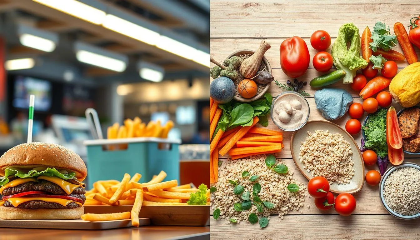 Argumentasi tentang Makanan Sehat dan Bergizi (c) Ilustrasi AI