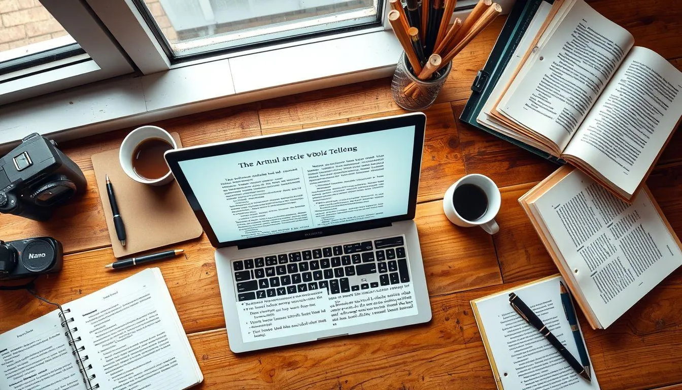 Struktur Penulisan Artikel yang Efektif (c) Ilustrasi AI