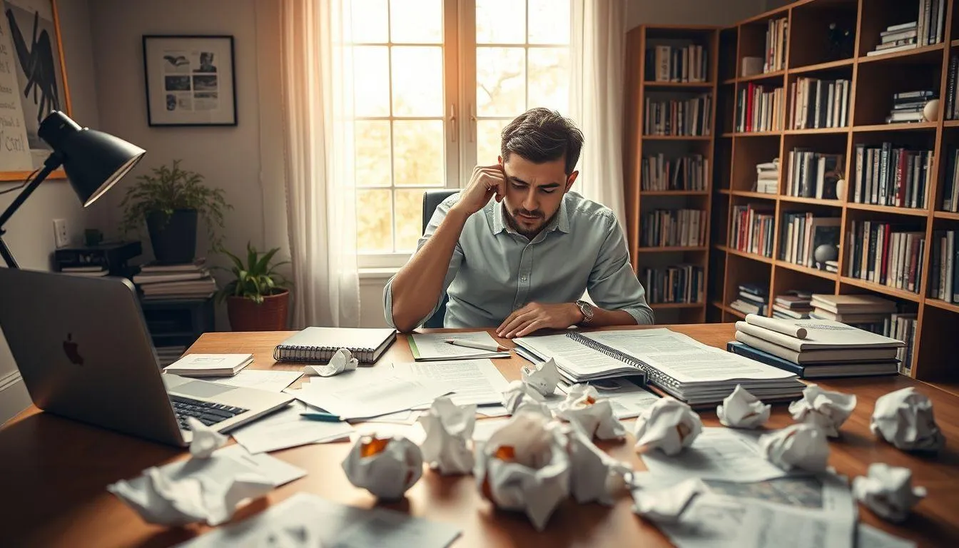 Kesalahan Umum dalam Menulis Artikel (c) Ilustrasi AI