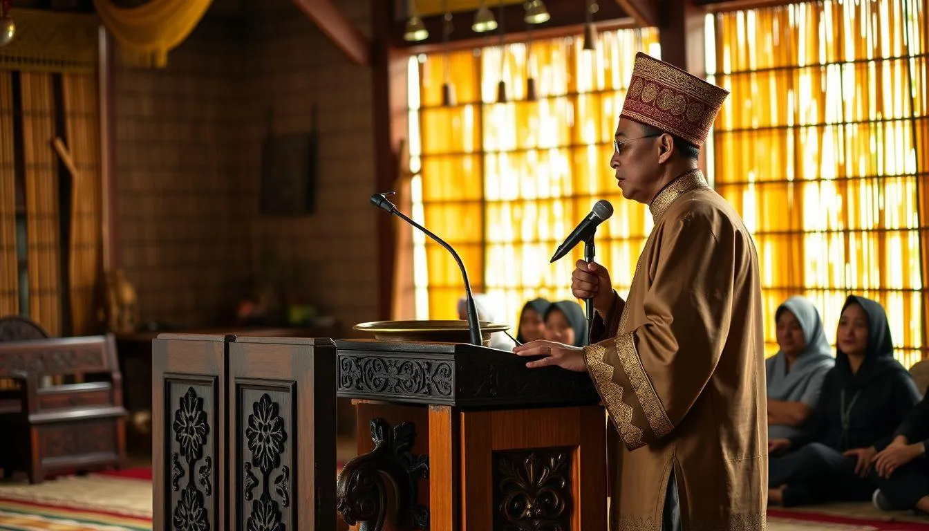 Jenis-Jenis Tema dalam Contoh Teks Biantara (c) Ilustrasi AI