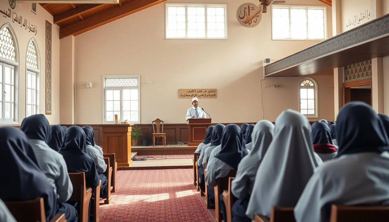 Contoh Teks Biantara Tema Pendidikan (c) Ilustrasi AI