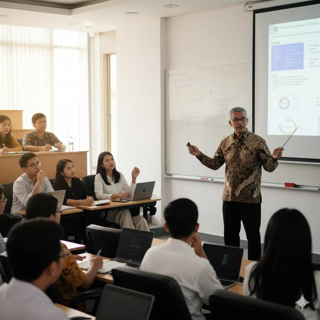 Pengertian dan Tujuan Descriptive Text (c) Ilustrasi AI