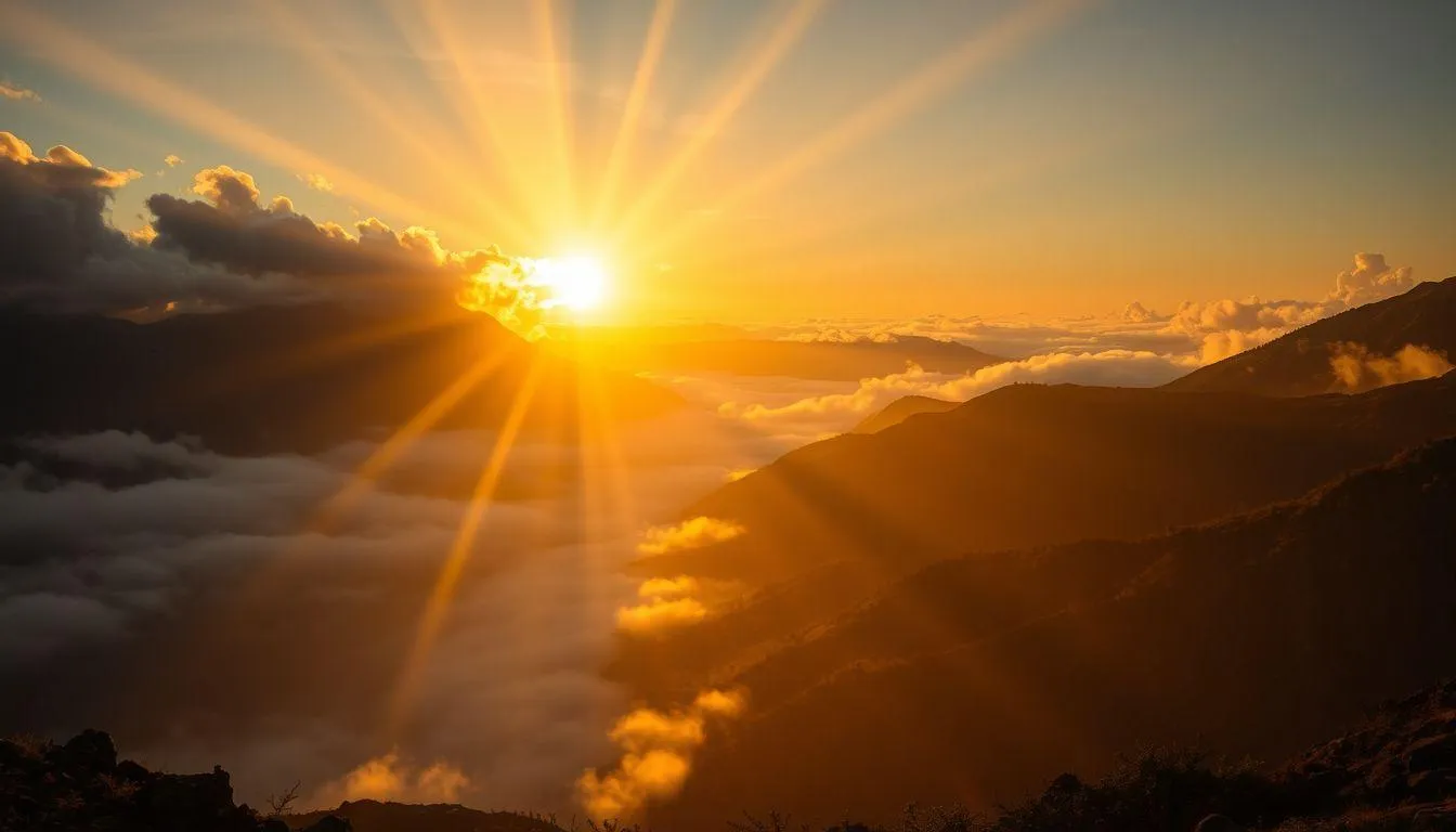 Contoh Teks Deskripsi Fenomena Alam (c) Ilustrasi AI