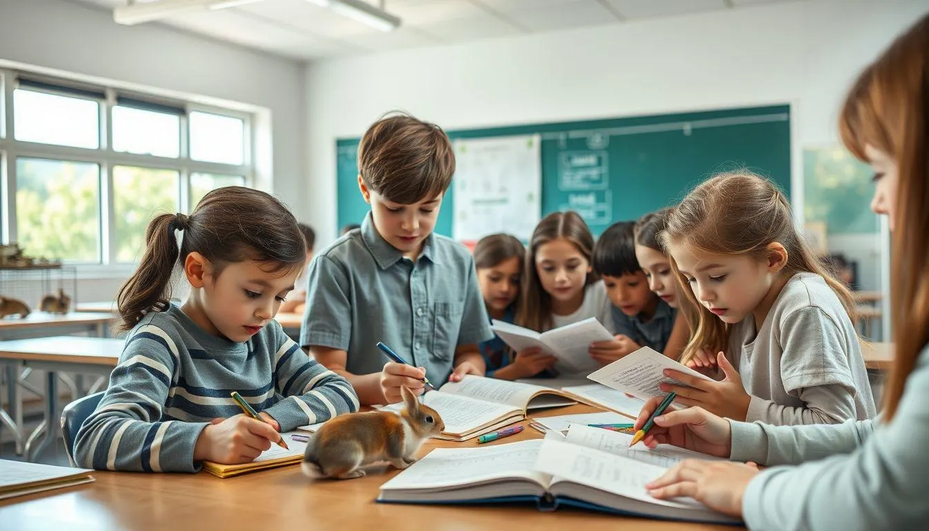 Manfaat Pembelajaran Teks Deskripsi Hewan (c) Ilustrasi AI