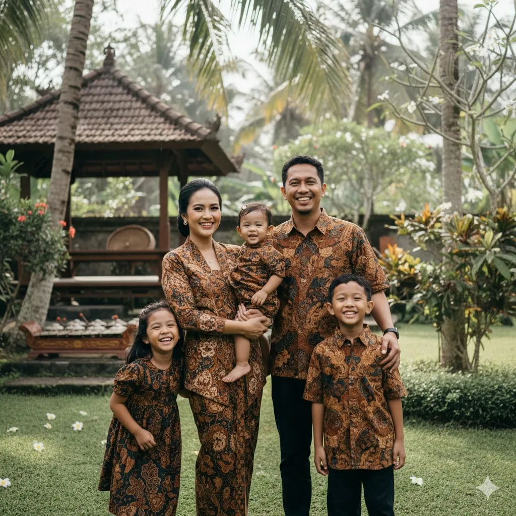 Struktur Teks Deskripsi tentang Keluarga (c) Ilustrasi AI