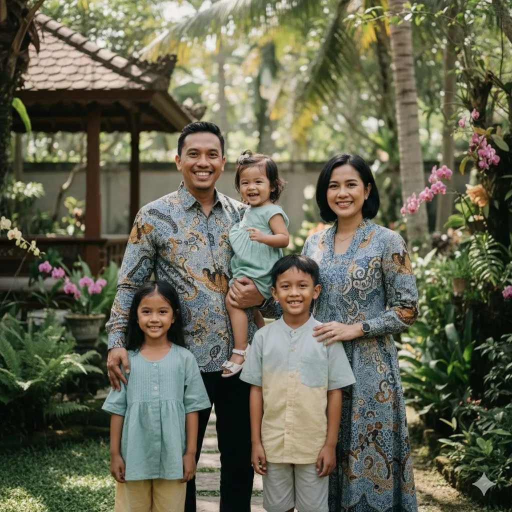 Contoh Teks Deskripsi tentang Keluarga Inti (c) Ilustrasi AI
