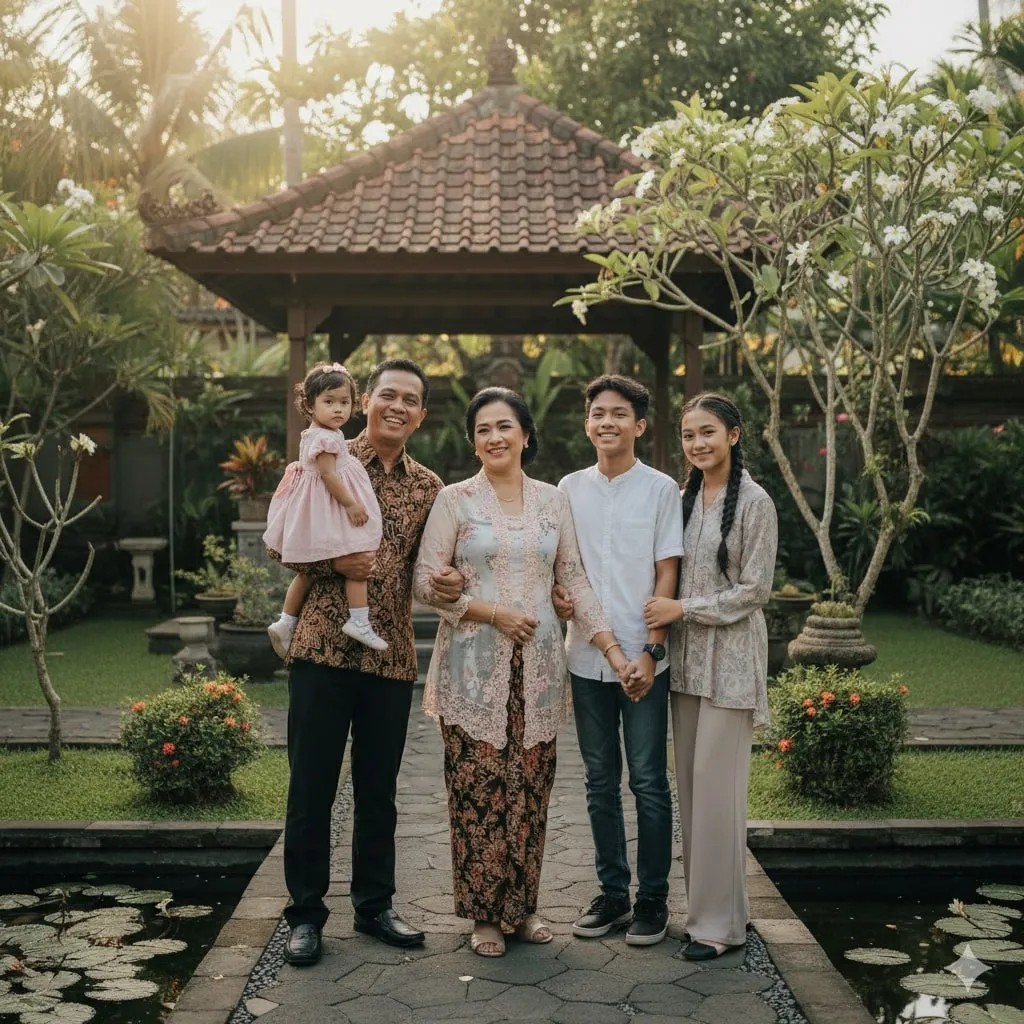 Tips Menulis Teks Deskripsi Keluarga yang Menarik (c) Ilustrasi AI