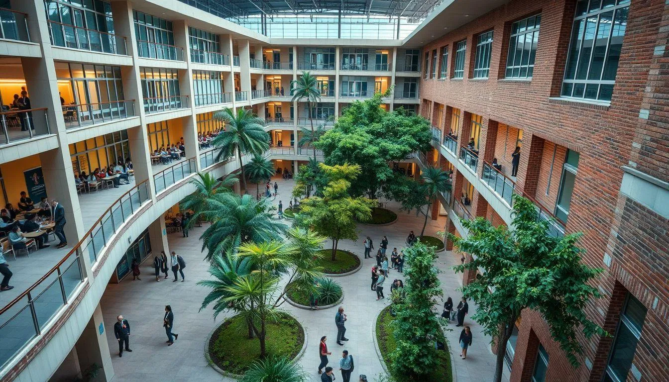 Ciri-Ciri dan Karakteristik Teks Deskripsi Sekolah (c) Ilustrasi AI