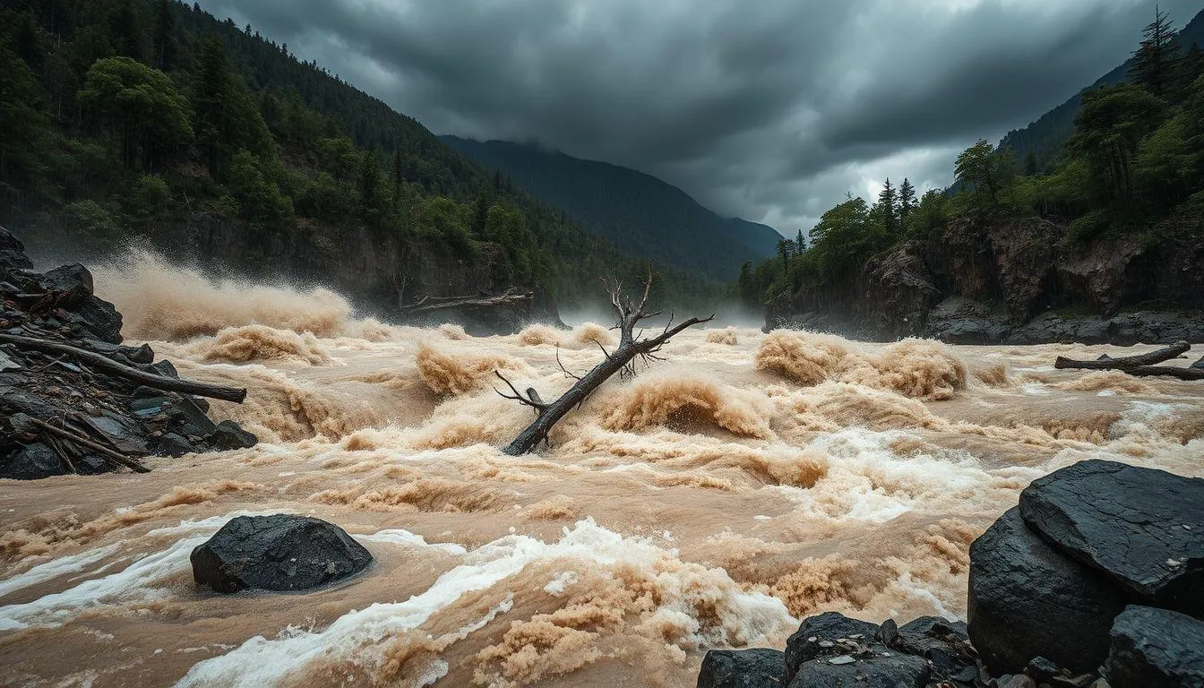 Contoh Teks Eksplanasi Banjir Bandang (c) Ilustrasi AI