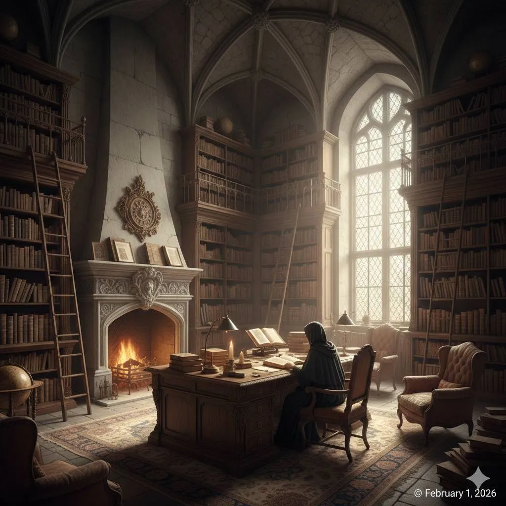 Pengertian dan Karakteristik Teks Fiksi (c) Ilustrasi AI