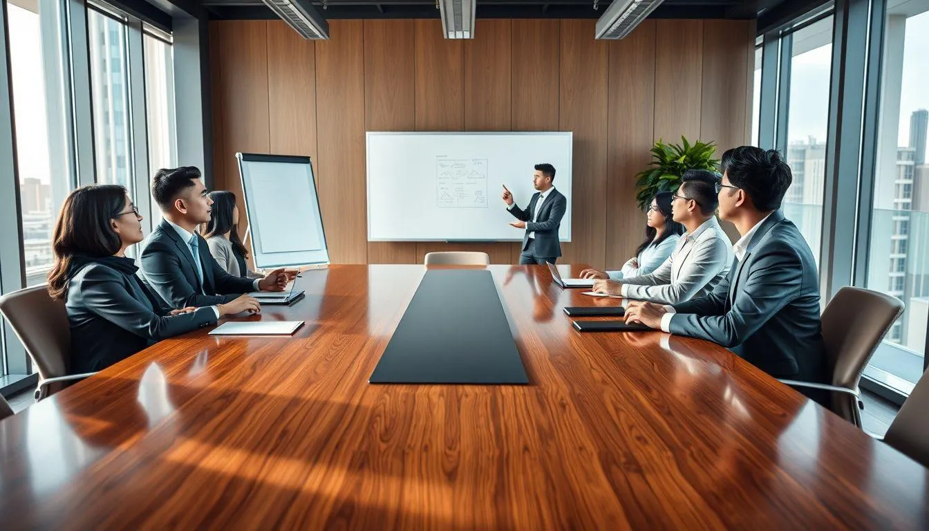 Contoh Teks MC Formal untuk Rapat Kerja (c) Ilustrasi AI