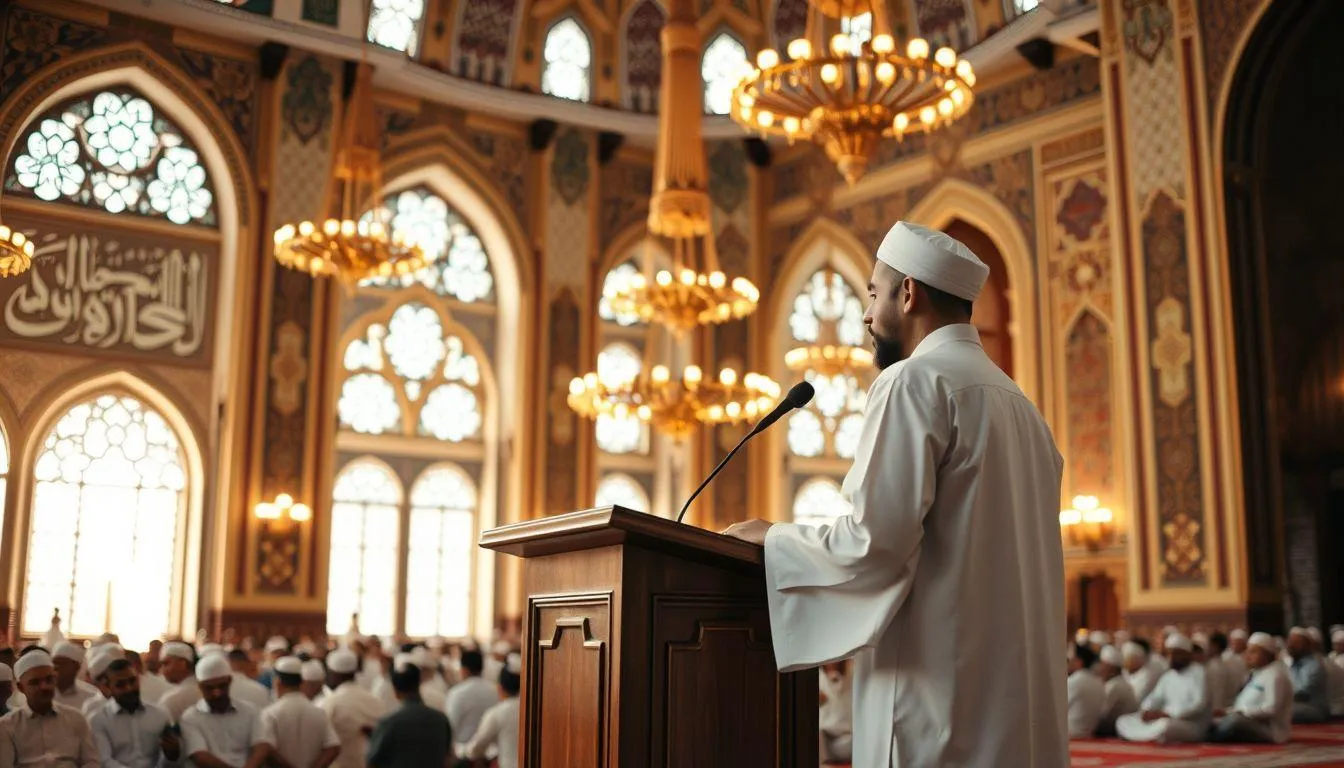 Struktur Dasar Teks MC Maulid di Masjid (c) Ilustrasi AI